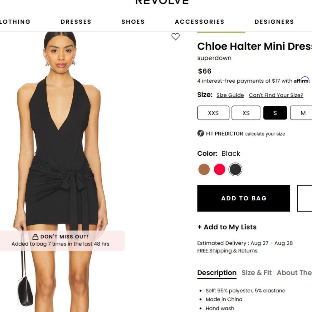 Superdown - Chloe Halter Mini Dress
